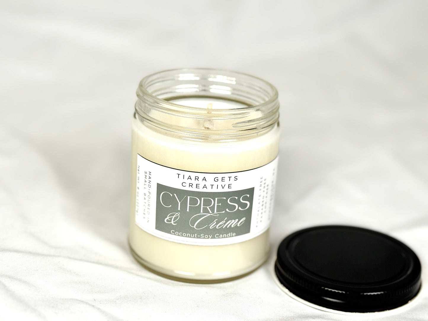 Cypress & Créme Candle