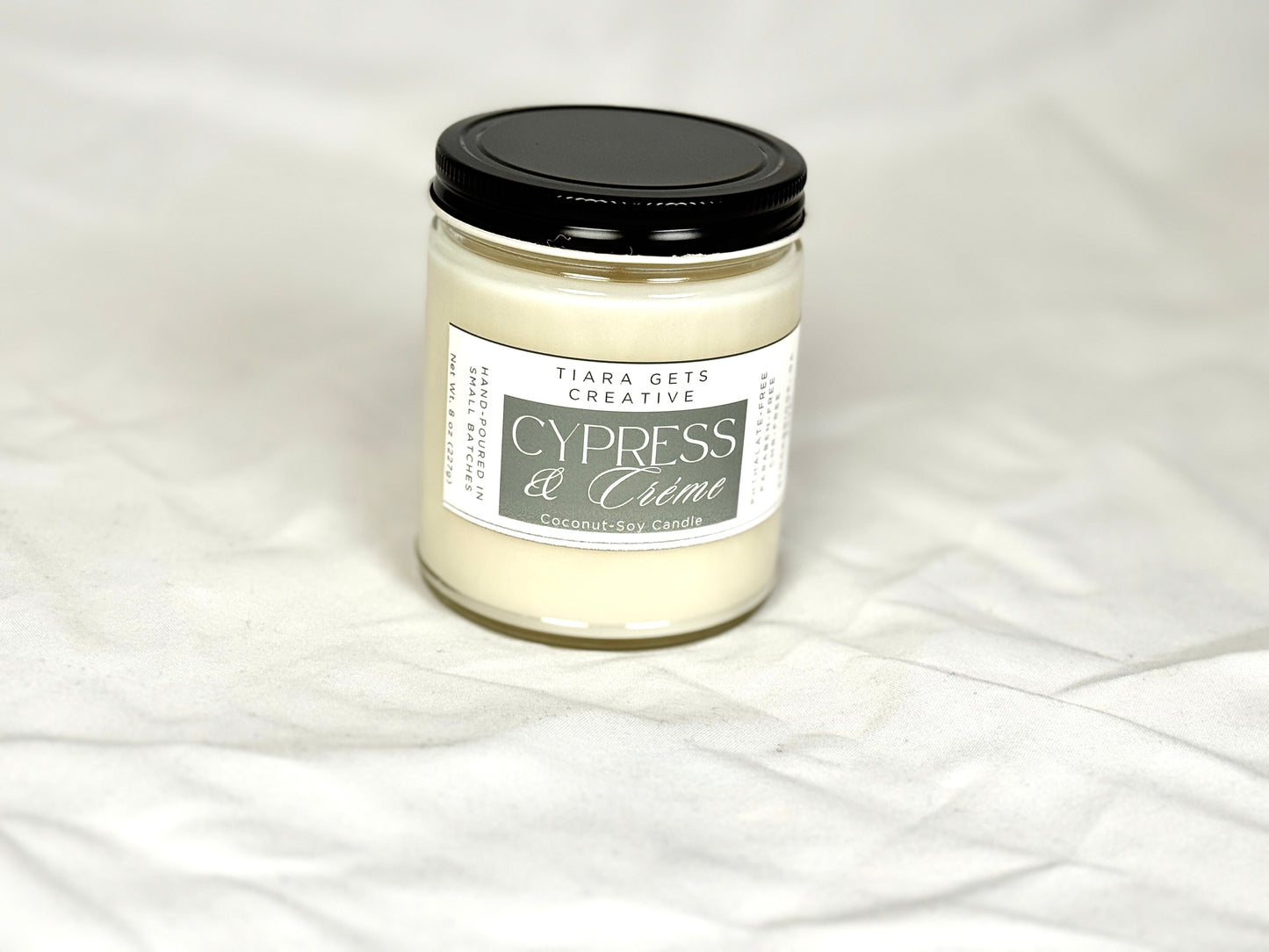Cypress & Créme Candle