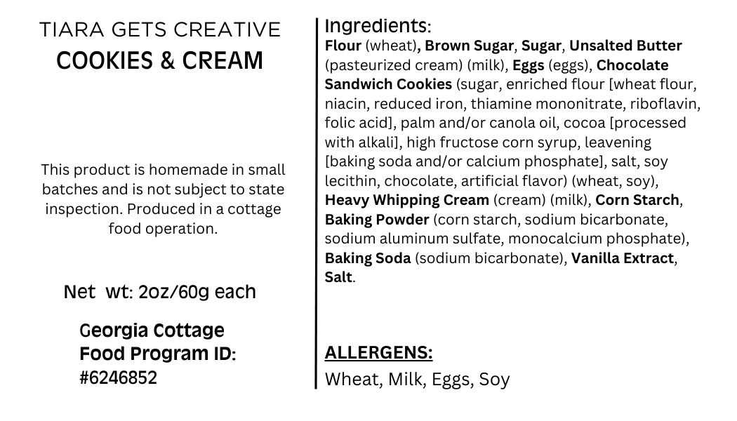 Da Cookie Plugg - Cookies & Cream